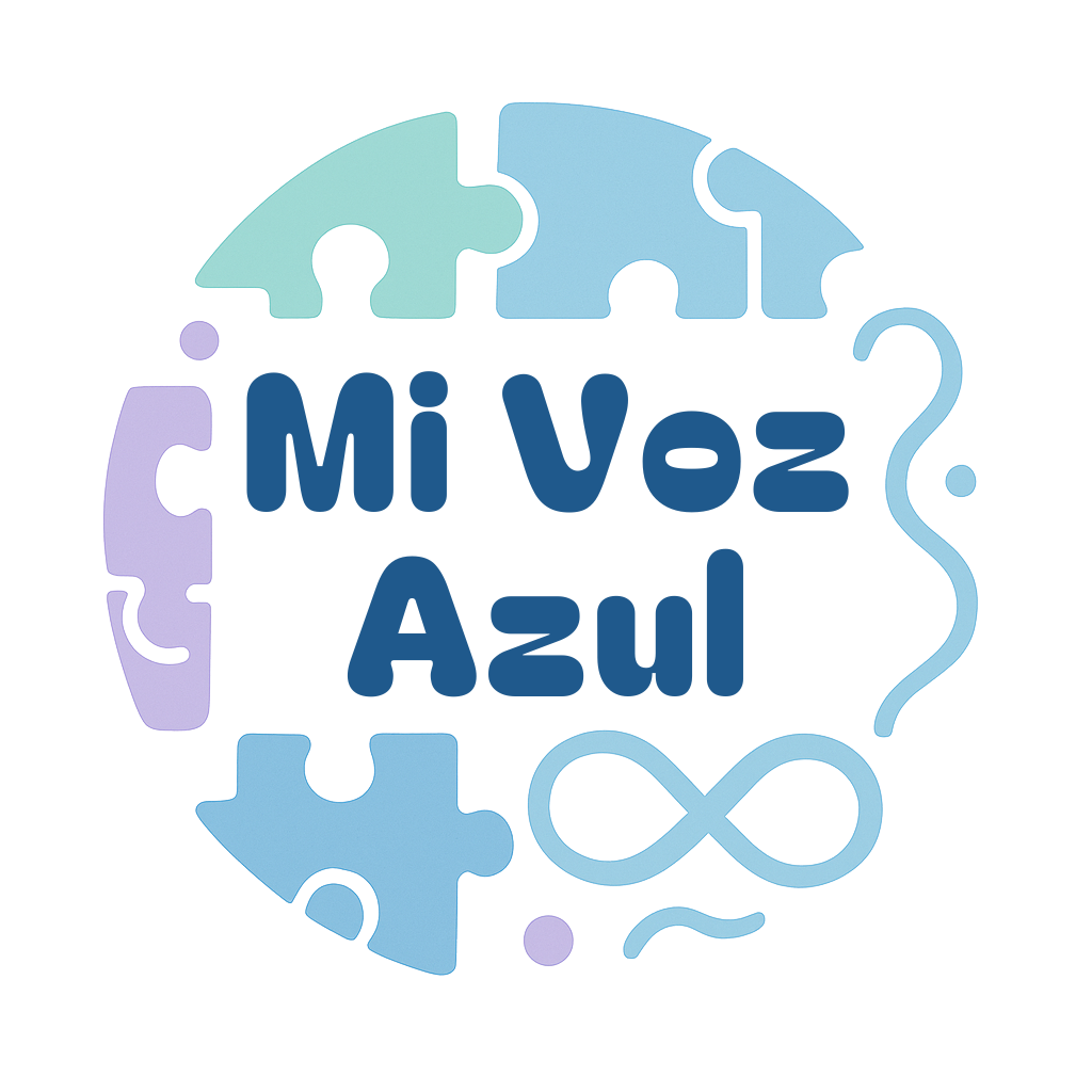 Logo de Mi Voz Azul